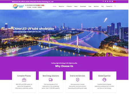 Opening of foreign trade Website