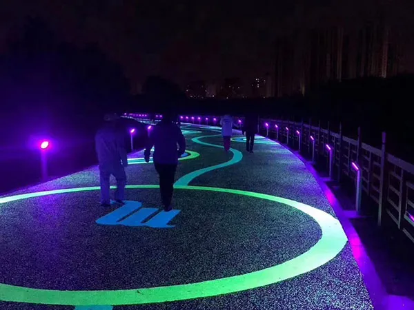 Application of LED UV floodlig