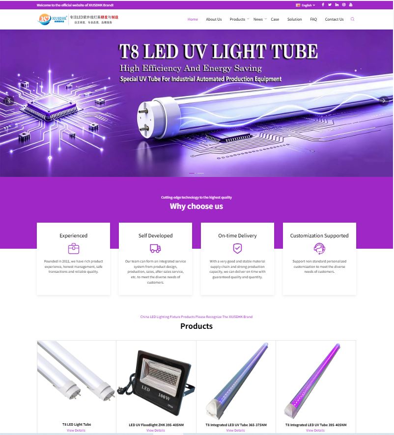 XIUSDHK Brand Opening Of Foreign Trade Website(Image1)