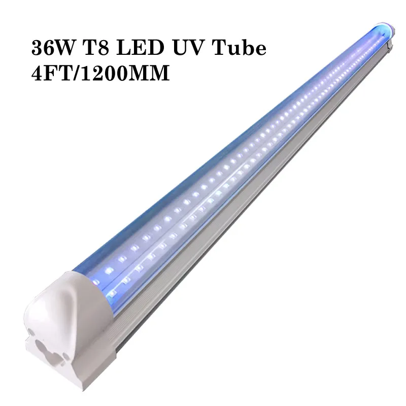 Tube UV LED à double rangée T8 36W 365NM